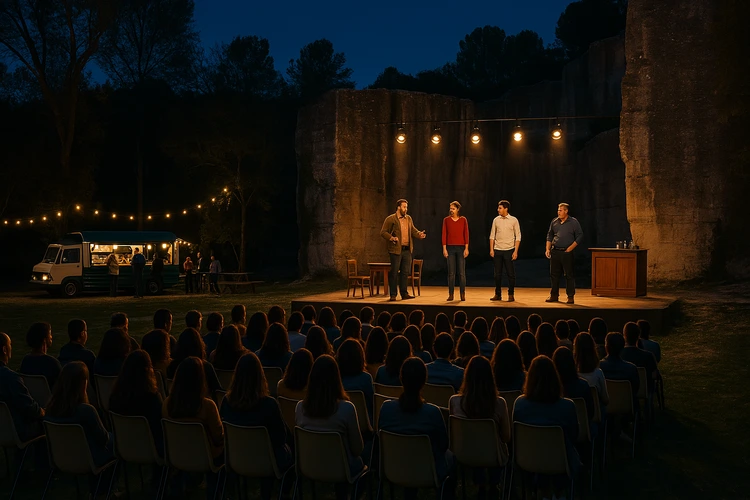 Image d'une simulation du festival